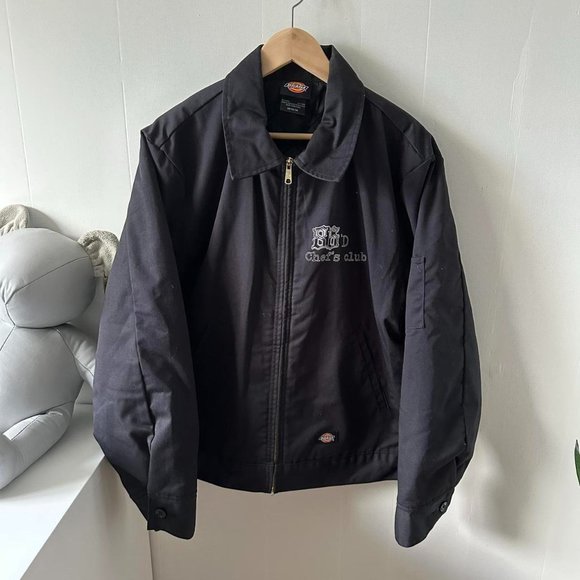 Black Dickies canvas jacket with graphic logo - Picture 2 of 8
